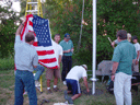 Erecting Grandma & Grandpa Israelsen's Flagpole Thumbnail