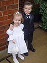 Photos of Zack and Ava in their Wedding Clothes Thumbnail