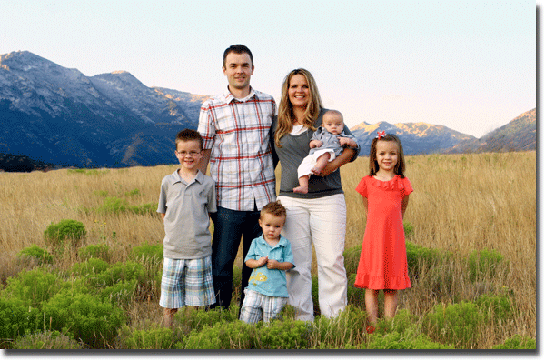 Chris Ballam, Jen Ballam, Zack Ballam, Ava Ballam
